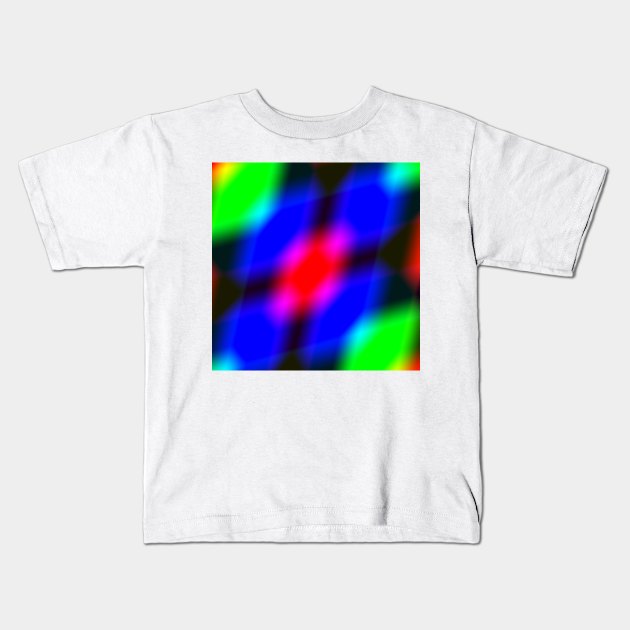 colorful rainbow design texture Kids T-Shirt by Artistic_st